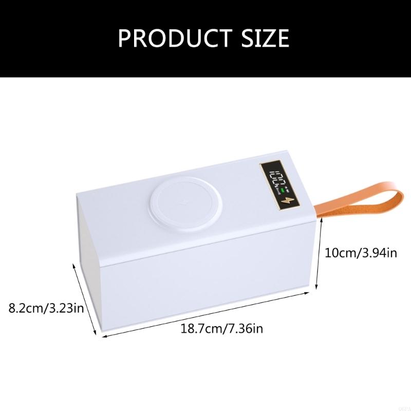 Q6PA Tragbare 40x18650 Akku-Aufbewahrungsbox DIY Power Case Box mit Schnelllade- und Mehrfachschutzfunktionen Ohne Akkus