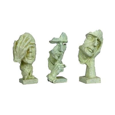 Human Face with Hand Showpiece Figurine for Home & Office Decoration, Home Decor Items, Antique Items for Home Decor Latest