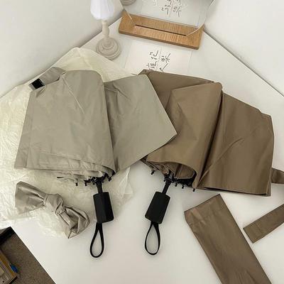 Temperament Style: Forbidding Series Dual-Use Retro Parasol - Folding Sun and Rain Umbrella for Women