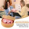Niedlicher Flash-Dumpling-Ornament-Druckball mit langsamem Rückprall, sanfter Druckpunkt, Dekompressionsfunktion für Büro und Zuhause, Geschenk für Kinder und Erwachsene