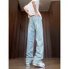 Lyocell Tencel Jeans Men's Summer Ultra-thin Cold Breathable Pants Loose Straight Casual Pants Men's