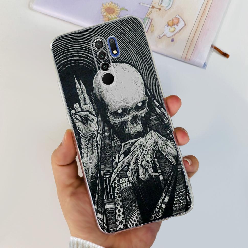 For Xiaomi Redmi 9 2020 Case Cute Cartoon Cover Soft Silicone Phone Case For Xiaomi Redmi 9 Redmi9 ShockProof Bumper 6.53"