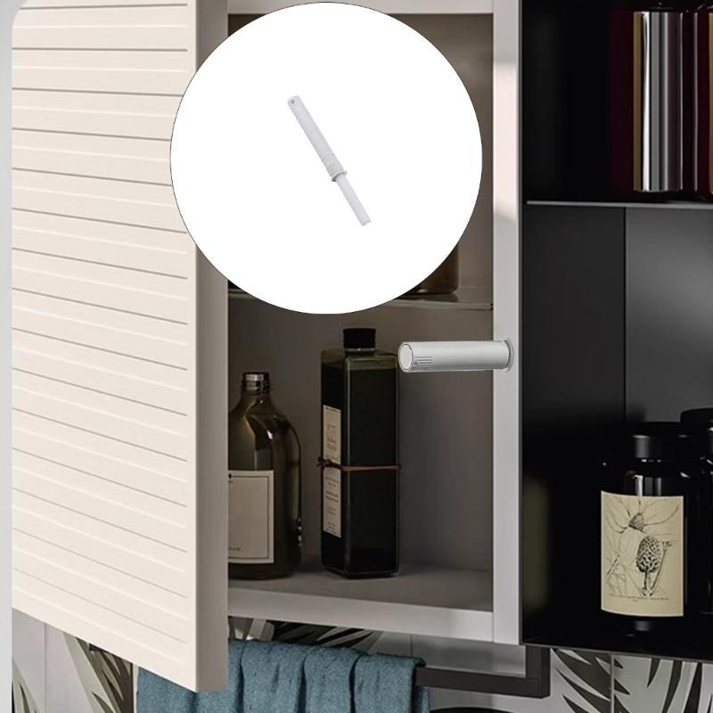 12pcs Magnetic Push Release Cabinet Latches Strong Spring Action For Smooth Touches Open Close Drawer Door