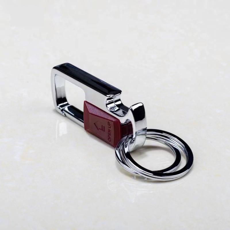 

Men s Multifunctional Waist Clip Key Ring Pendant with Bottle Opener and Anti-Lost Feature