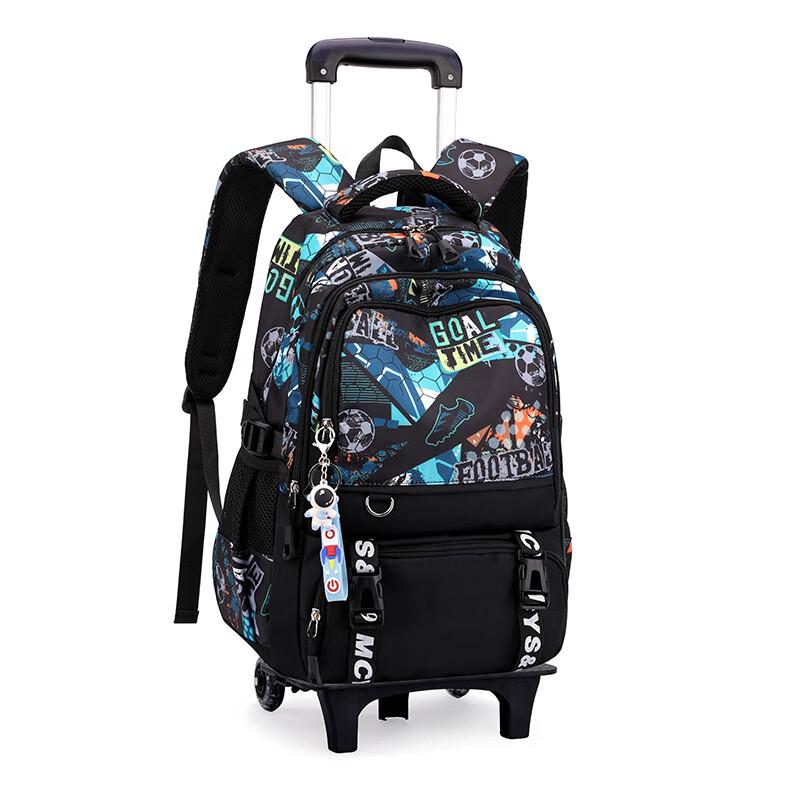 ZIRANYU Rolling & Climbing School Backpack Two Wheels