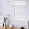 Magnetic Spice Rack Hanging Organizer Multipurpose Sturdy Metal Kitchen Storage Shelf for Jars