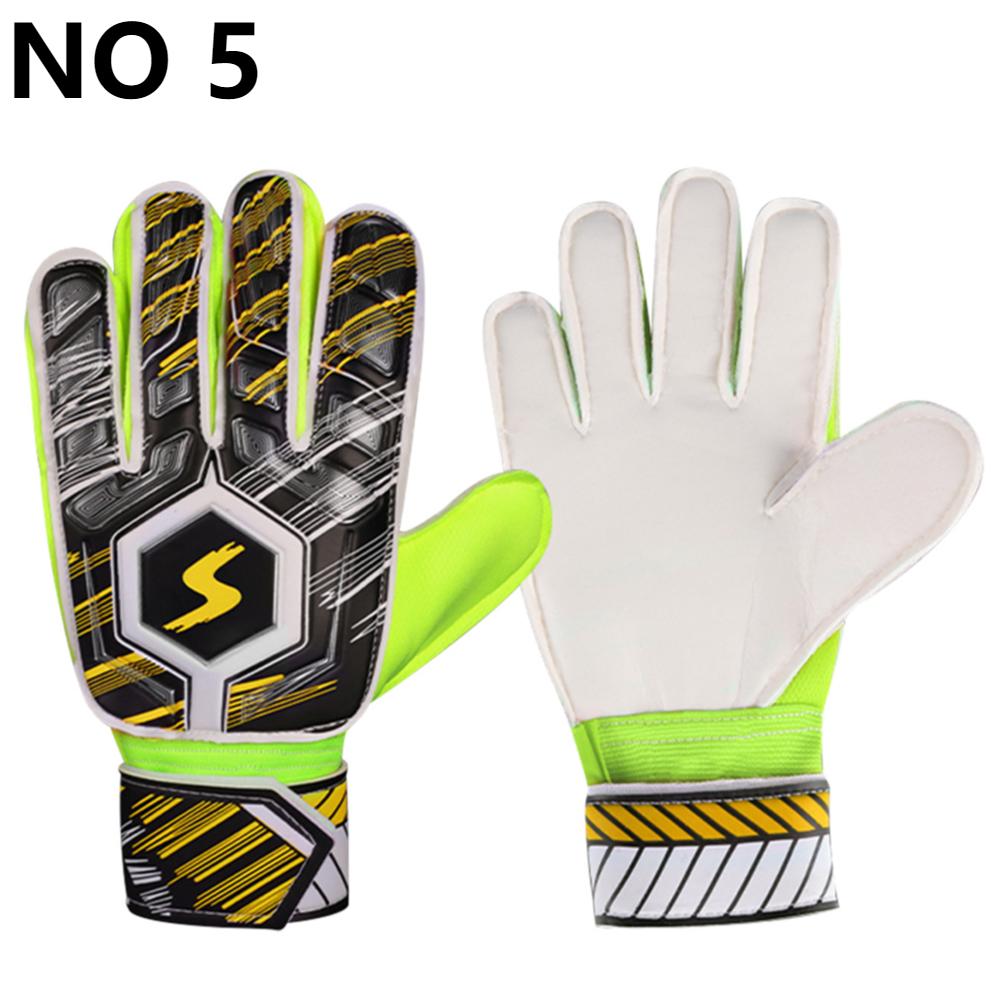 Soccer Goalkeeper Gloves Thickened Training Football Gloves Full Finger Hand Protection Breathable for Adults Children Teenagers