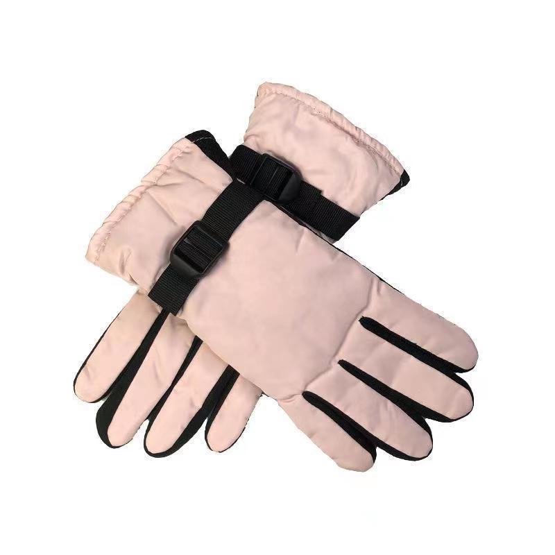 Ski Gloves Men and Women Winter Warm Velvet Thickened Cycling Windproof Outdoor Sports Electric Vehicle Windproof