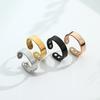 Stainless Steel Magnet Ring Magnetic Opening Stop Snoring Ring Dual Magnetic Healthy Fashion Jewelry Accessories