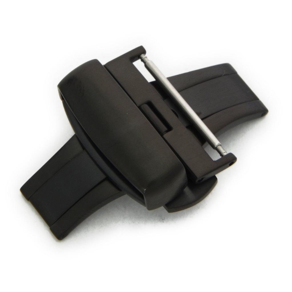 [CASSIS] Cassis Watch Strap D-Buckle PBF D-BUCKLE Satin 22mm Black with Replacement Tool CABKS022