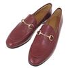 Gebrauchte AUTHENTISCHE GUCCI 786016 Loafer Jordaan Horsbit Guccissima Lederschuhe Bordeaux