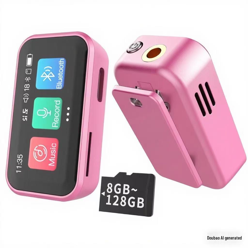 Bluetooth Mini MP3 Player, E-book and Voice Recorder with Speaker & FM Radio