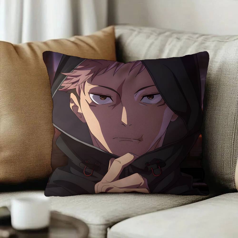 Anime-Charakter Yuji Itadori Kissen Geschenke Heim-Büro-Möbel Schlafzimmer Sofa Auto Kissenbezug Hülle xcm