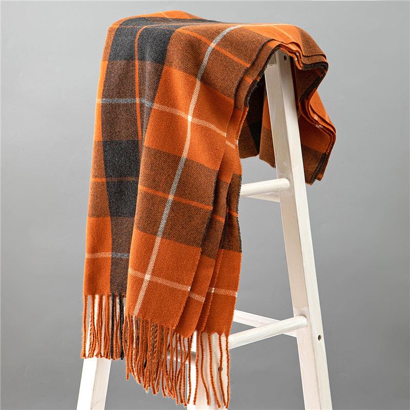 Winter Warm Scarves, Shawls, Classic Plaid Straps, Cardigans, And Warm Blankets For External Use