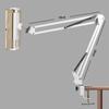 Phone Holder for Desk Arm Flexible Phone Stand with Adjustable Clip Tabletop Bedside Lazy Bracket