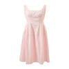 Sancai French Square Neck A-line Sleeveless Dress