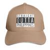 Straight Outta Philippines Baseball Cap Snapback Flat Bill Strapback Dad Hat Six Panel Structured Crown