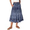 Womens Maxi Skirt Drawstring High Waisted Summer Long Skirts Lightweight Tiered Flowy Floral Pleated Skirts