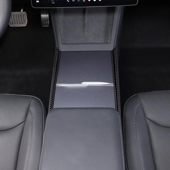 

Carbon Fiber Center Console Armrest Strip Trim Sticker For Tesla Model 3 23-24