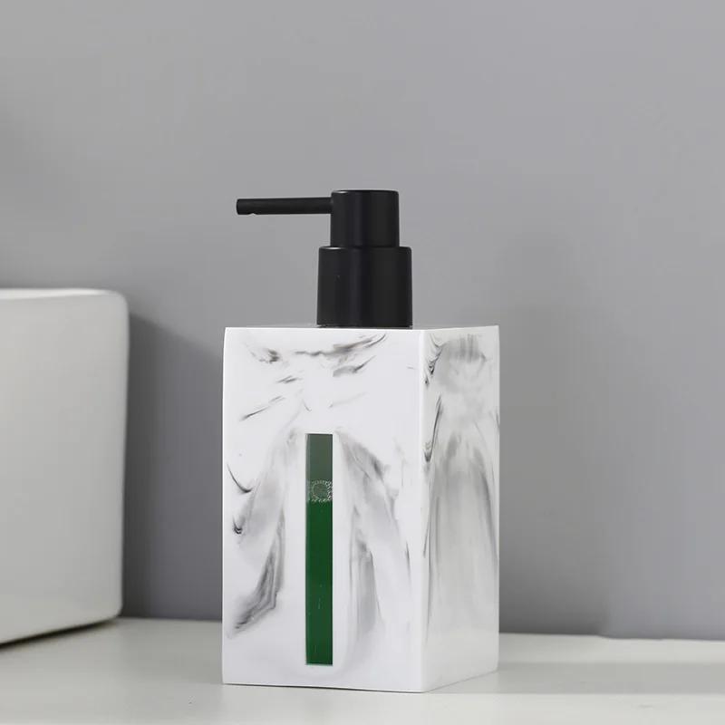 500ml marble soap dispenser ceramic bathroom shower gel shampoo bottle press lotion bottle bathroom accessories