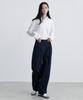 MUSINSA STANDARD WOMAN Women'S Reverse-To-Tuck Wide Chino Pants [Navy]