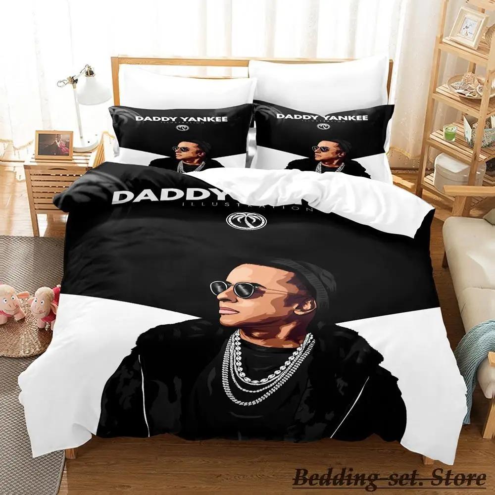 Daddy Yankee Bedding Set Single Twin Full Queen King Size Bed Set Aldult Kid Bedroom Duvetcover Sets Anime parure de lit Bed
