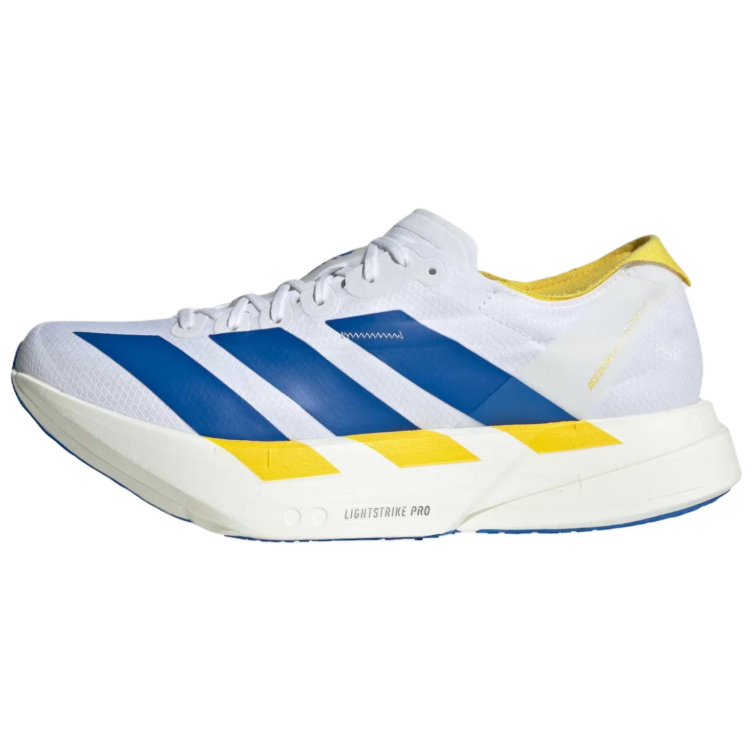 

Adidas Adizero Adios Pro 4 Бігові кросівки Чоловічі Білий Синій KI9388 44
