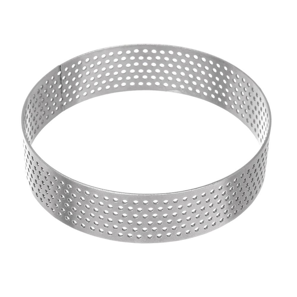 6x Foremki na Tartaletki Perforowane Rant Mała Forma do Tarty Babeczki 8 cm