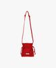 Pink Pineapple Simple Drawstring Bag_Red