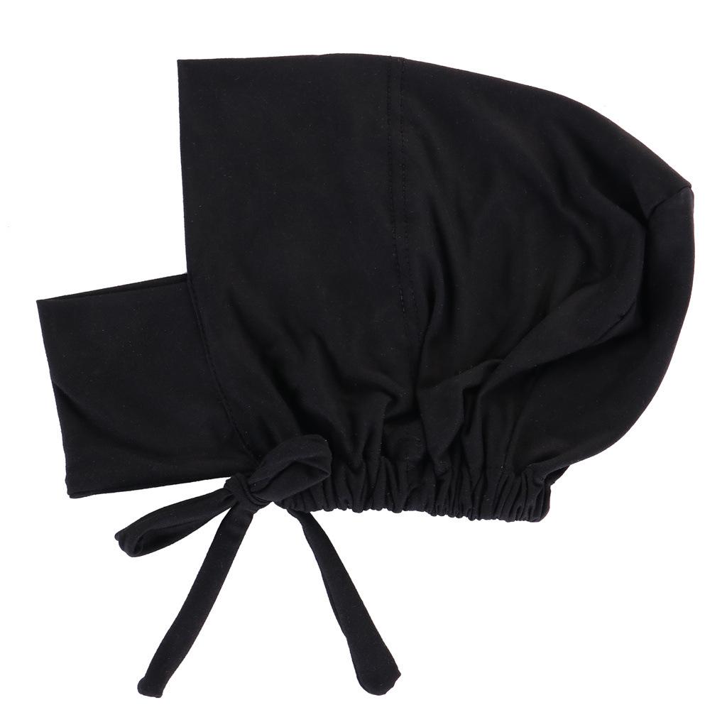 

Мусульманские женщины полностью покрывают внутренний хиджаб шапка повязка под платок капор исламский женский платок повязка на голову тюрбан под шарфы шапки чёрный