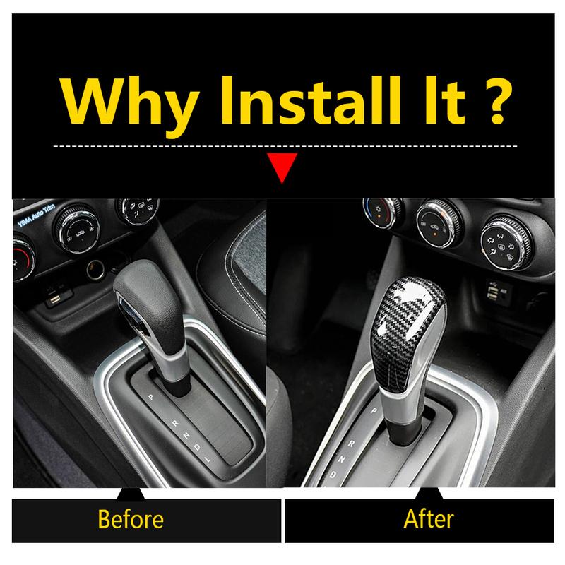 ABS Shifter Knob Gear Head Decor Stickers Cover Trim Auto Styling For Chevrolet Trax Tracker     Protection Kit