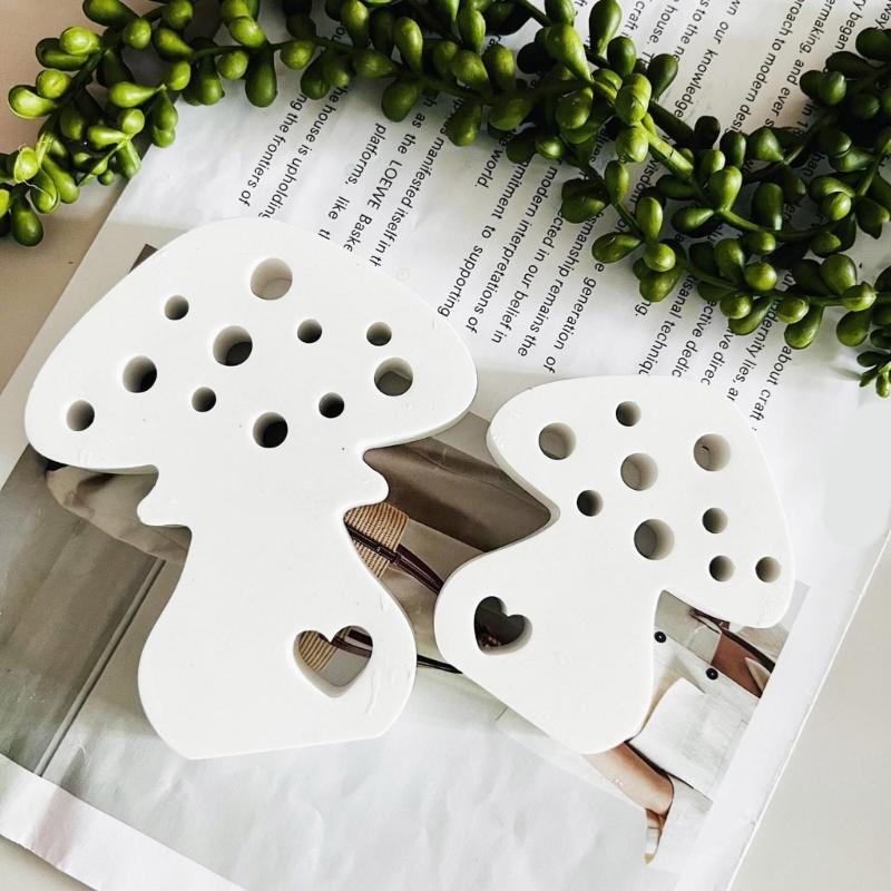 Silicone Crafting Molds Unique Mushroom Shape Candle Molds Silicone Soap Molds Resin Art Moulds Silicone Texture