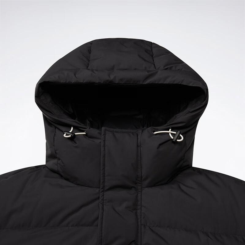 Reebok Color Blocked Long Padded Jacket Unisex Outerwear Black 23FRC285UGH0