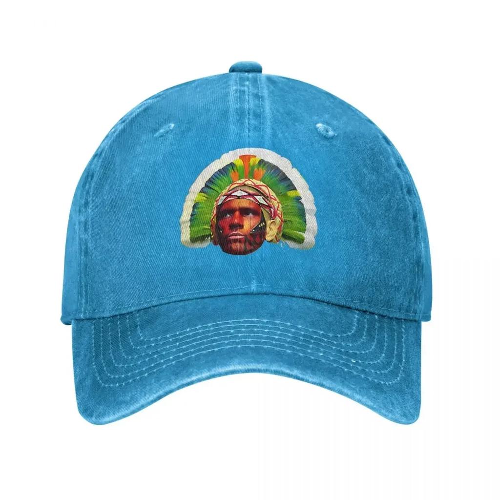 Modische Alex Pereira Baseballkappen für Unisex Damen Baumwolle Poatan Chama Truckerhut Kopfbedeckung Verstellbar