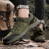 Men's Hiking Shoes Suede Leather Outdoor Trekking Tourism Shoe Wear-resistant Walking Hunting Tactical Sneakers Men Mountain Boo