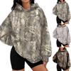 Womens Oversized Hoodie Tree Branch Print Long Sleeve Pullover Sweatshirt
