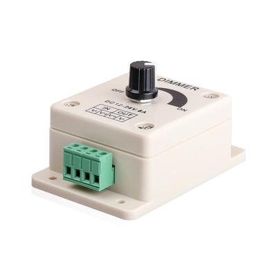 8A Adjustable Single Color Knob Dimmer Dc 12V 24V Led Rotary Wall Dimmer Switch Lamp Bulb Strip Driver Led Controller Dimmers