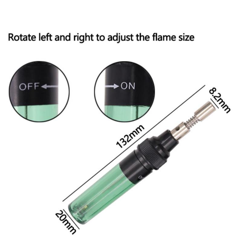 1300 Celsius butan 4v1 přenosná páječka sada Svařovací pero hořák hořák