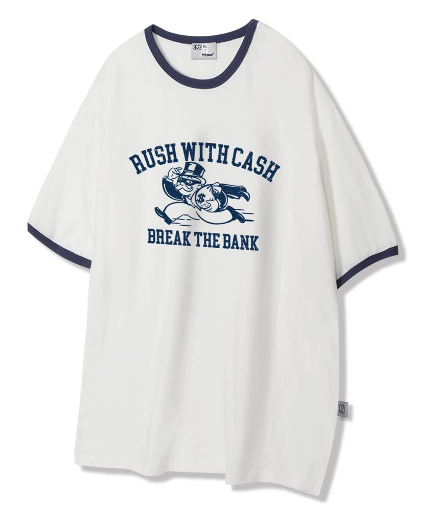 POLYGRAM Lush With Cash Ringer Short Sleeve T-Shirt - 3 Colors