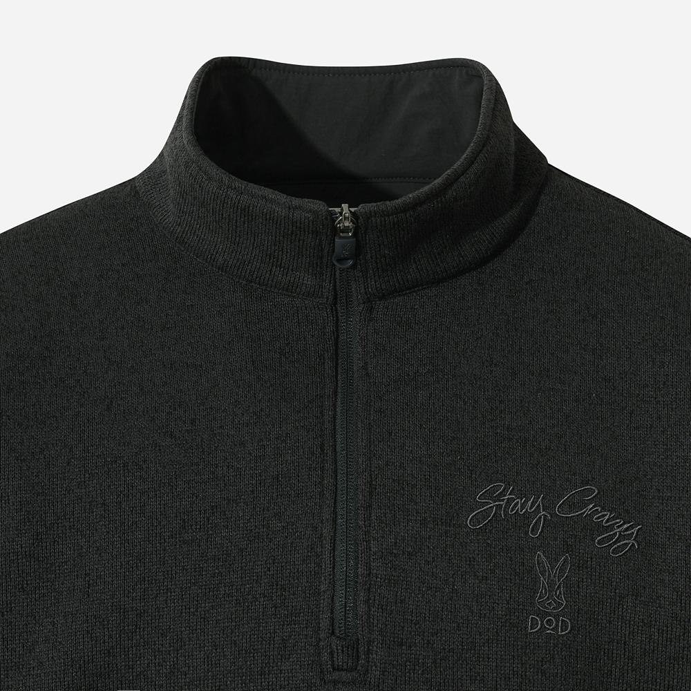 DOD Temp Knit Basic Zip-Up Anorak (Black)