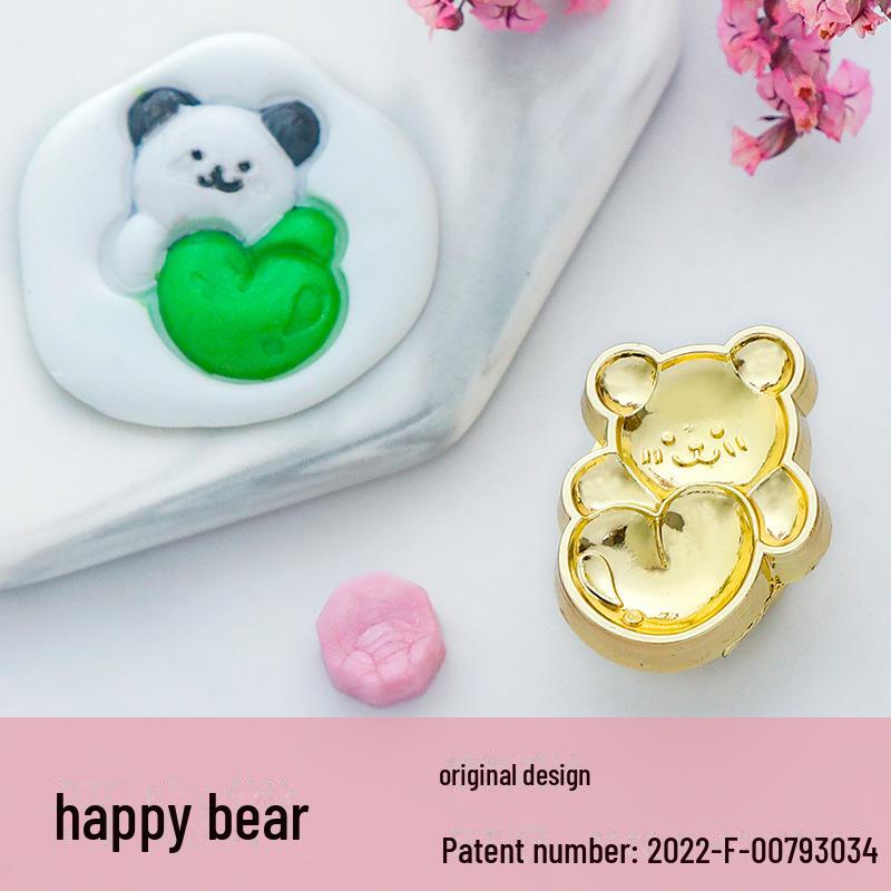 Eco-Friendly Zinc Alloy Retro Wax Seal Head with Color-Preserving Electroplating