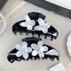 Headwear Butterfly Hair Claw Rhinestone Large Shark Clip Fashion Acetate Hair Crab Clip  Streetwear