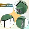 Outdoor Cat House Cats Tent Stray Shelter for Winter Porch Patio