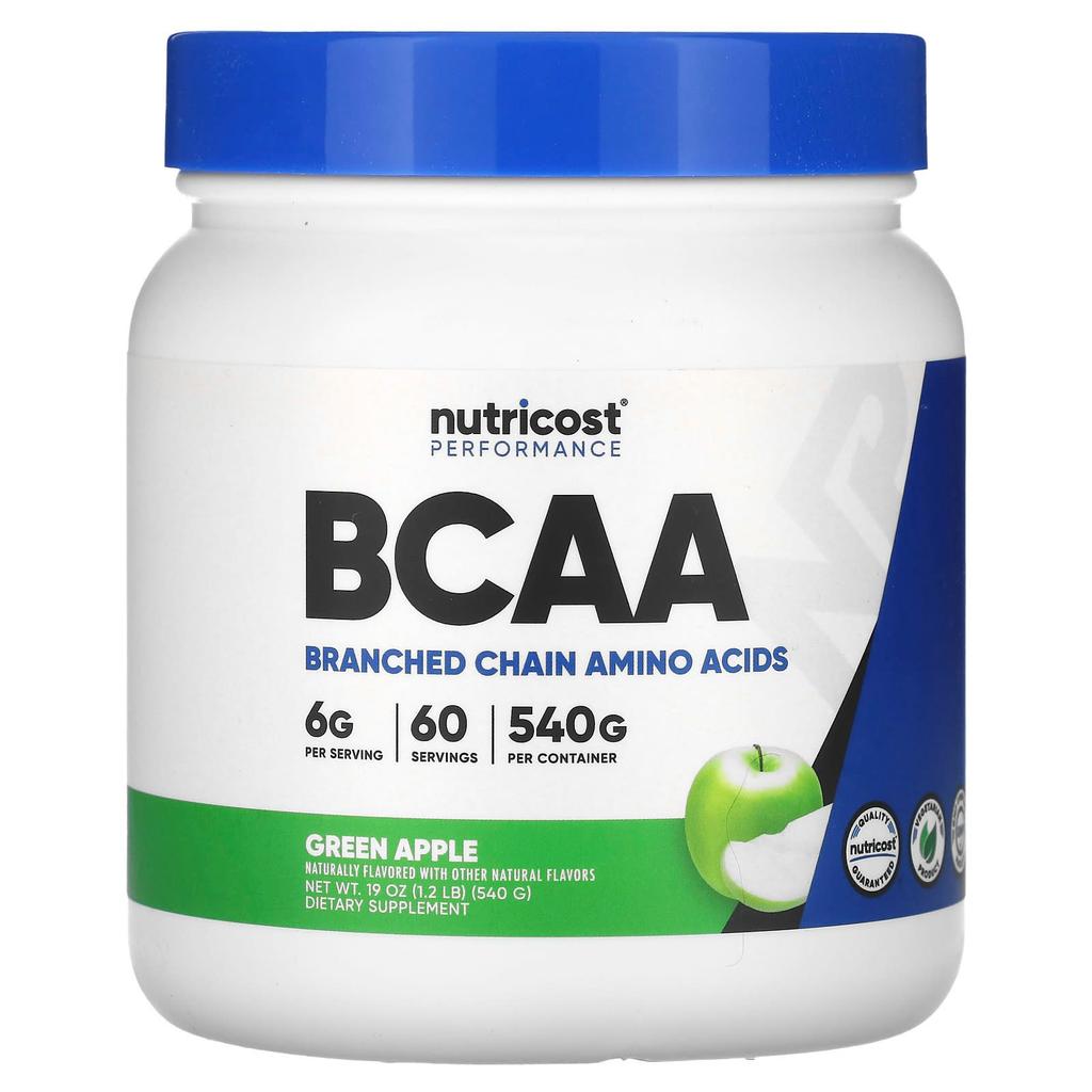 Performance, Bcaa, Green Apple, 540G(1.2Lb)