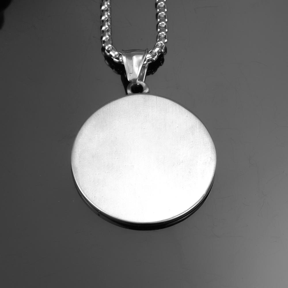 Viking Tree of Life Rune Pendant Necklace Stainless Steel Men's Personalized Jewelry