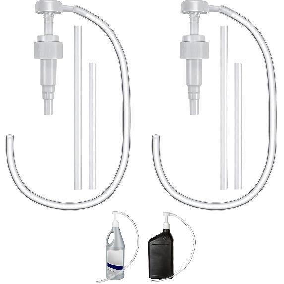2PCS 5Cc Hand Pump Transfers Gear Oil - Oil Pump For Standard Quart Bottles- Fluid Transfer Pump For Lower Unit Gear Oil - 5Cc Per Pump For Oil