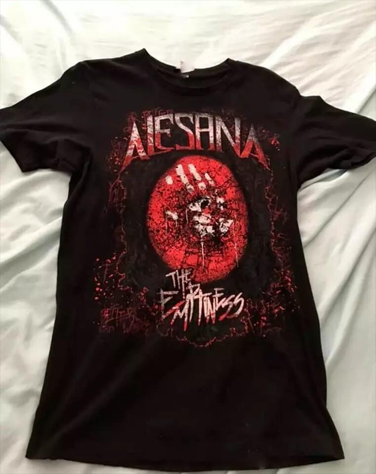 Подарок для семьи от группы Alesana Футболка The Emptiness Полный размер S-5XL FH509 S