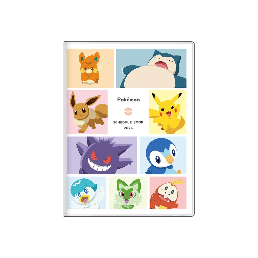 

Stationery Character Planner 2026 Monthly A6 Collection S2959330 Sun-Star Pokémon