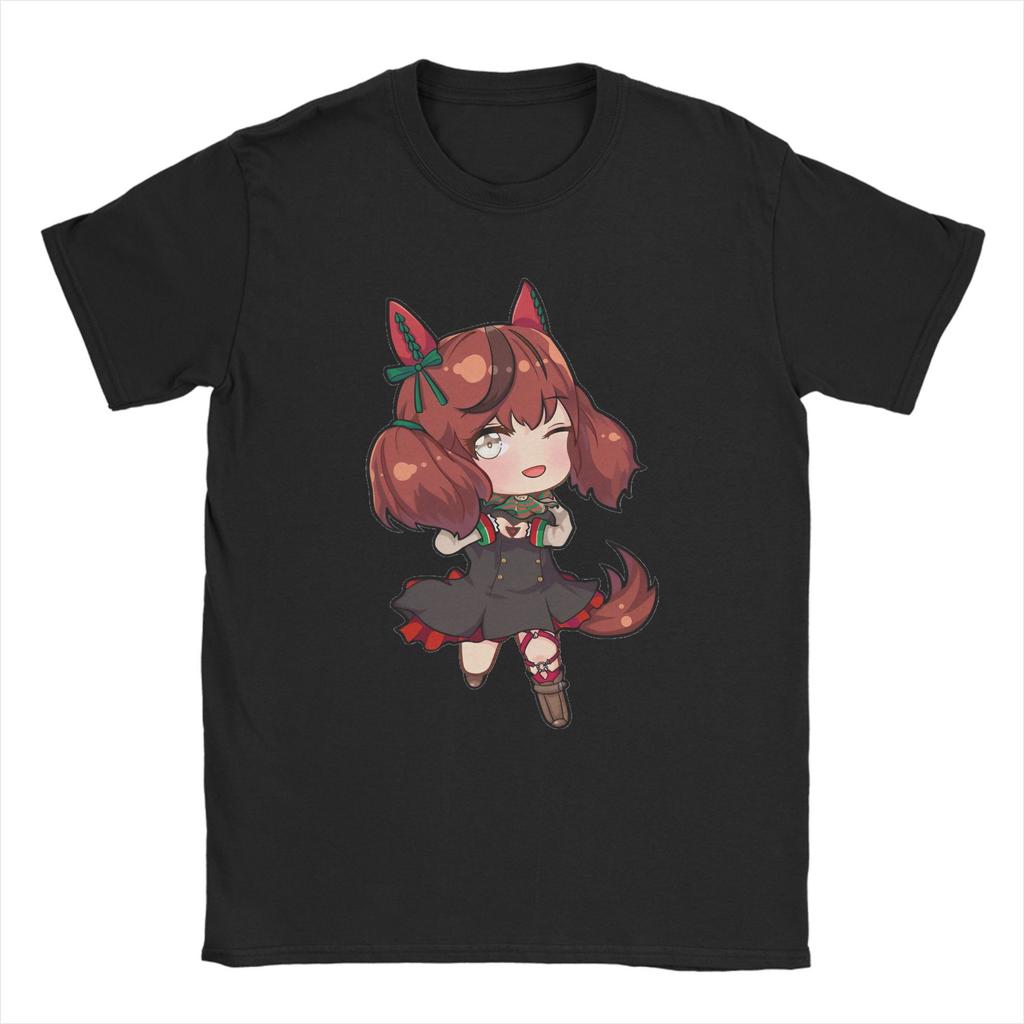 Uma Musume pretty Derby Season T Shirt Hip Hop T Shirts Short-Sleeve Funny Tshirt Summer Pure Cotton Round Neck Oversized Tees