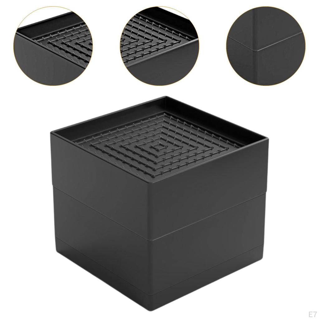 4Pcs Bed Risers Furniture Lifting Pads Shockproof Anti Slip Height Adjustable Supports Feet